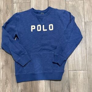 Polo by Ralph Lauren Classic Blue Crewneck Sweater